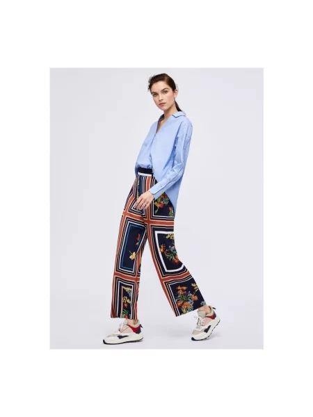 Pantaloni Marella albastru