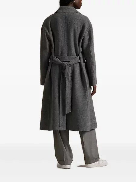 Froté široký pruhovaný šál Polo Ralph Lauren modrý