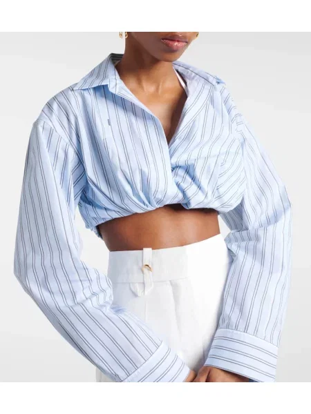 Top Jacquemus modrá
