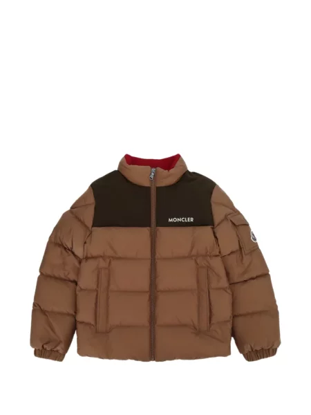 Kurtka dziecięca Moncler Enfant brązowa