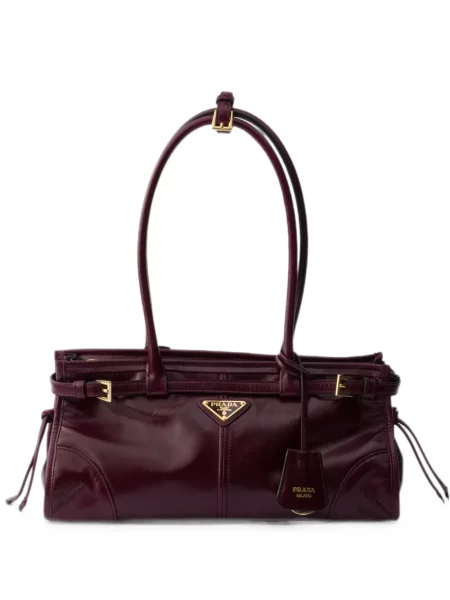 Geantă Prada din piele violet