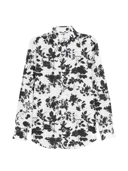 Lung cămașă Vivienne Westwood cu model floral cu imagine alb