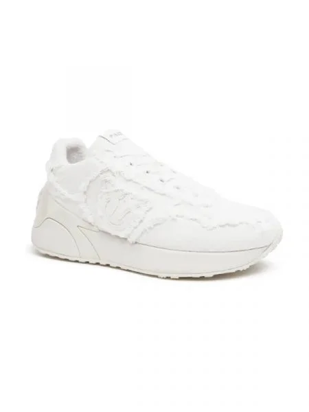 Pinko Sneakers PAULETTE | z dodatkiem skóry alb