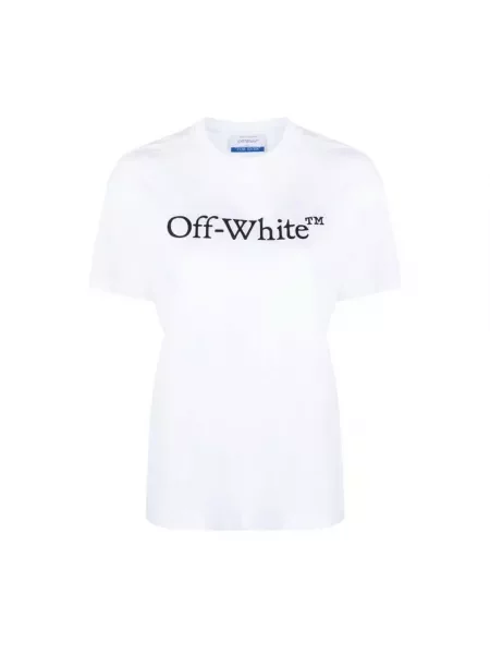 Koszulka Off-white z nadrukiem casual biała