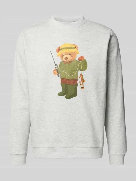 Bluza z nadrukiem z motywem Chill Pill