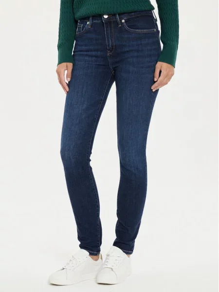 Tommy Hilfiger Džinsai Como Tamsiai Skinny Fit mėlyna