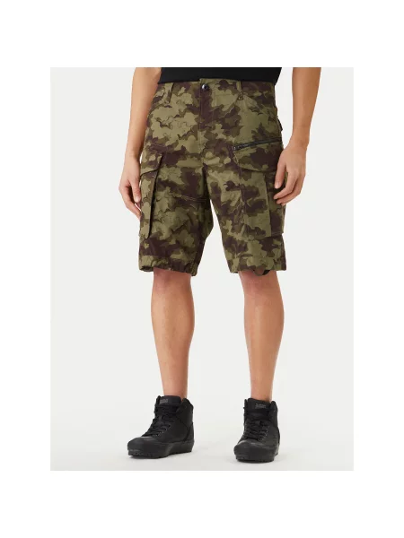 G-Star Raw Szövet rövidnadrág Rovic Relaxed Fit zöld