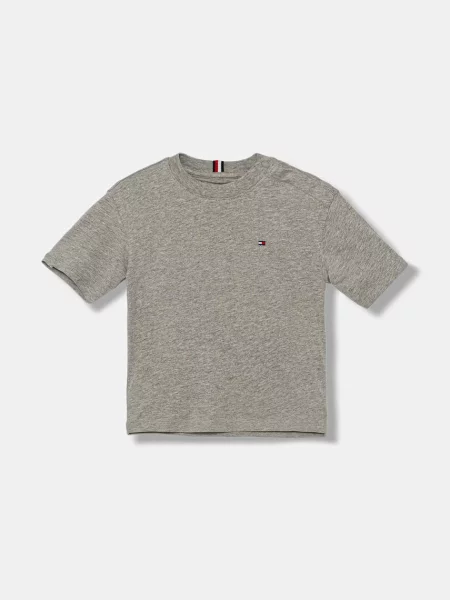 Tommy Hilfiger tričko detské sivá