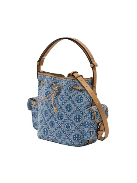 Kapelusz Tory Burch niebieski