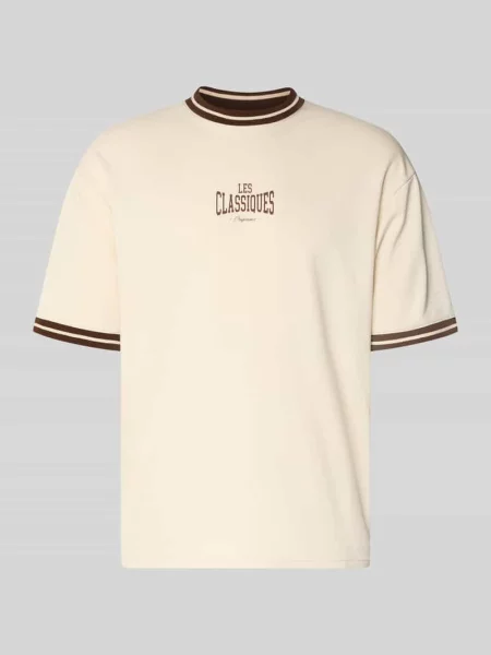 Pudełkowy krój t-shirt z czystej bawełny model LES' Only & Sons biała