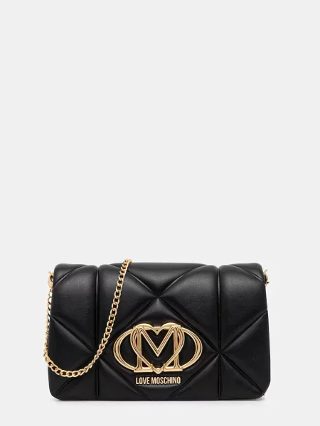 Geanta crossbody Love Moschino negru