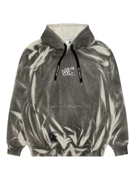 Hanorac cu glugă Aape By A Bathing Ape cu imagine gri