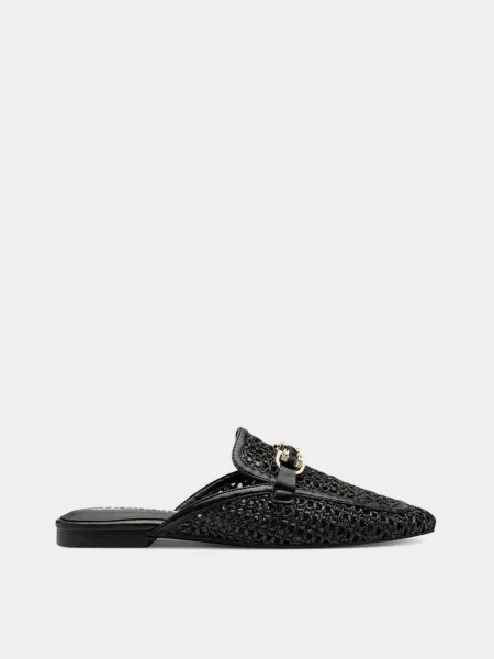 Мюлі Tamaris текстиль/синтетика чорний