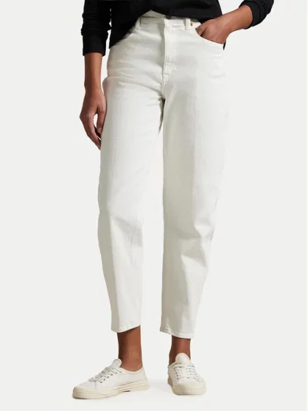 Polo Ralph Lauren Jeans hlače Tapered Fit bela