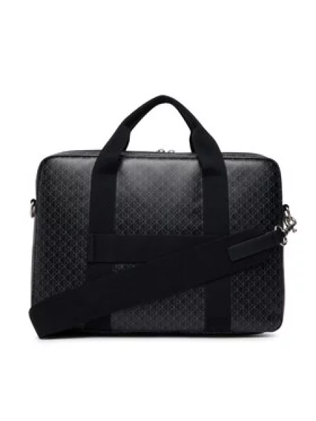 Taška na laptop Calvin Klein Emblem Aop Coated Commuter/Lapto čierna