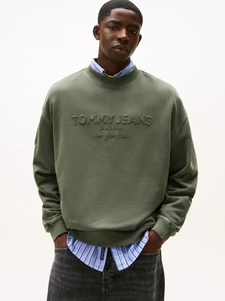 Palton Tommy Jeans verde