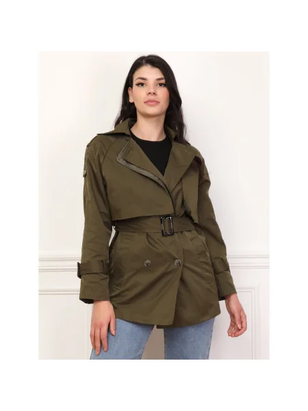 Kabát La Modeuse khaki