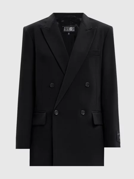 Двубортный пиджак Maison Margiela Mm6 черный