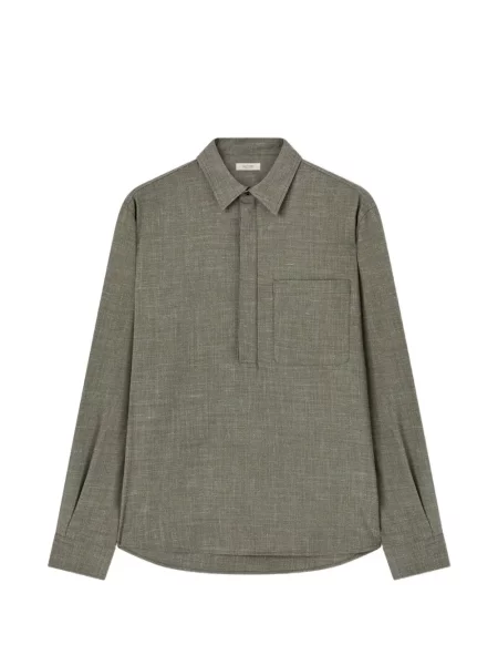 Lung tricou polo Retori verde
