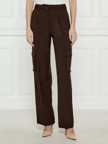 GUESS Pantaloni cargo MATEA PERFECT maro