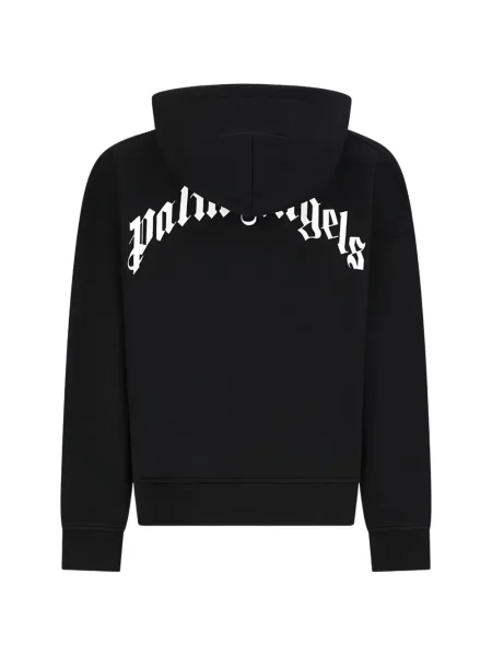 Hanorac cu glugă Palm Angels cu autograf negru