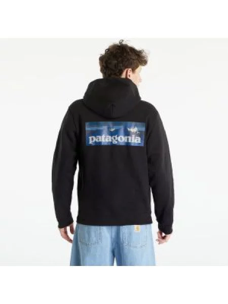 Mikina Patagonia Boardshort Logo Uprisal Hoody ink black černá