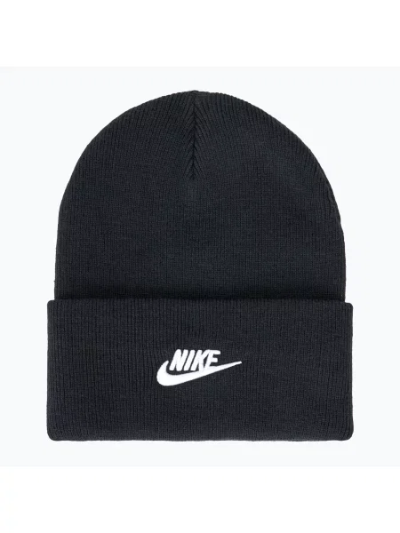 Czapka zimowa Nike Peak Futura Beanie black/white biała