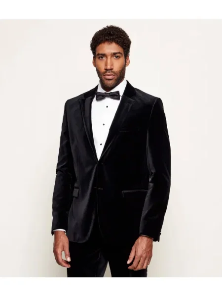 HUGO Sacou | Skinny fit negru