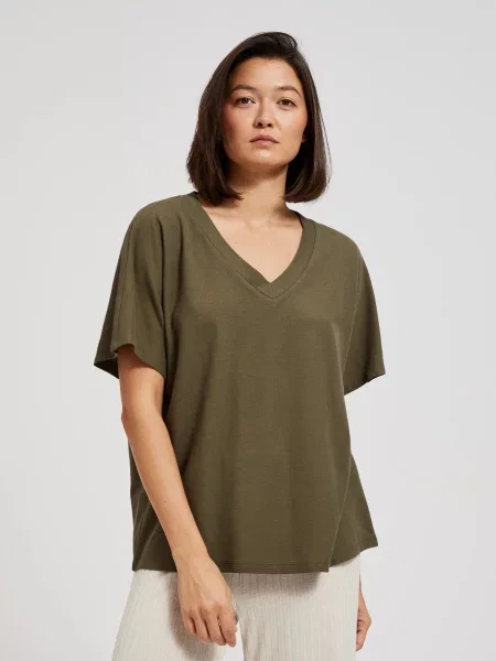 Tricou Moodo kaki