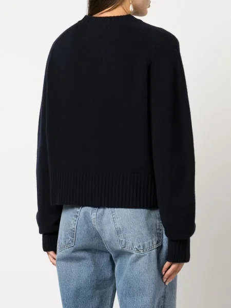 Pulover Extreme Cashmere din cașmir cu decolteu rotund albastru
