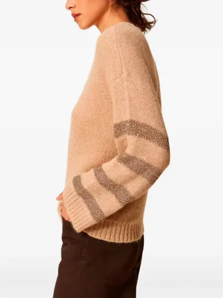 Pulover Twinset cu paiete cu dungi
