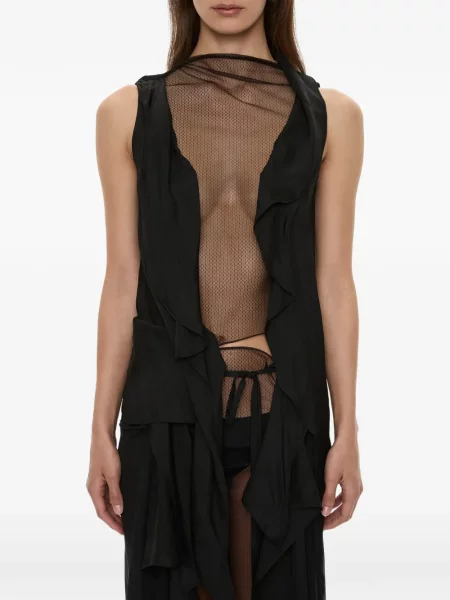 Top Christopher Esber drapat negru
