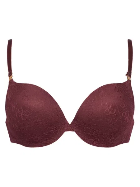 Guess Push-Up nedrček Bordo rdeča