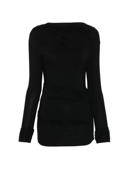 Top Entire Studios drapat lung negru