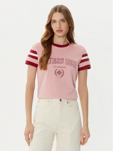 Футболка Guess розовая