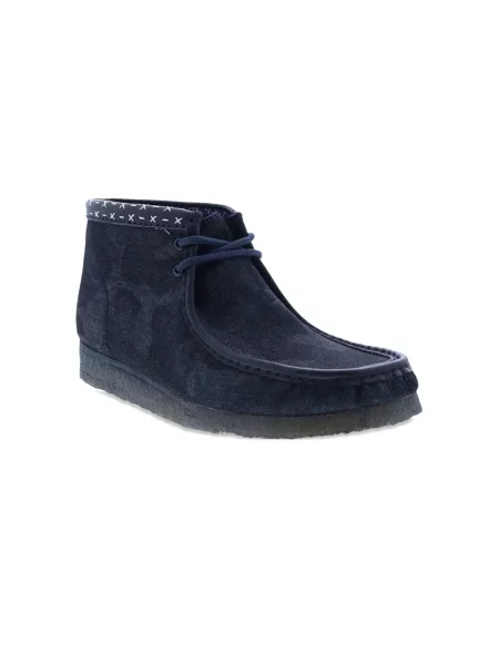 Ghete desert Clarks albastru