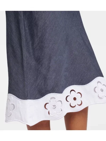Rochie midi Staud de in până la genunchi de costum alb