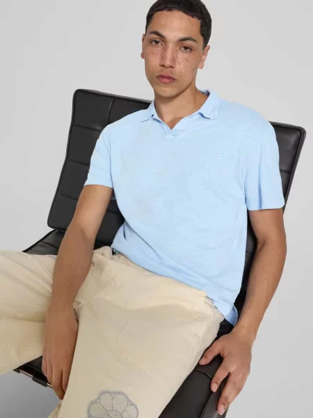 Koszulka polo z dekoltem w serek Officine Generale