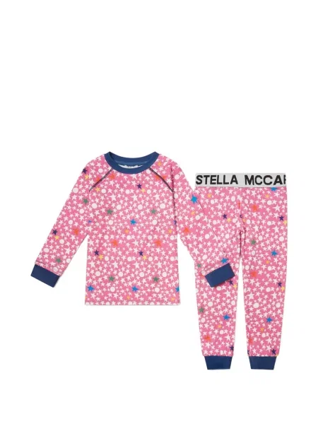 Piżama dziecięca Stella Mccartney różowa