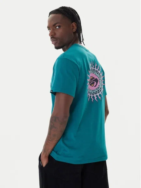 Quiksilver Tricou Ev Beach Blast SS verde