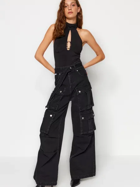 Blugi Trendyol negru