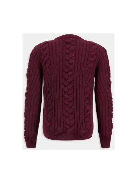 Sweter Alexander Mcqueen z kaszmiru czerwony