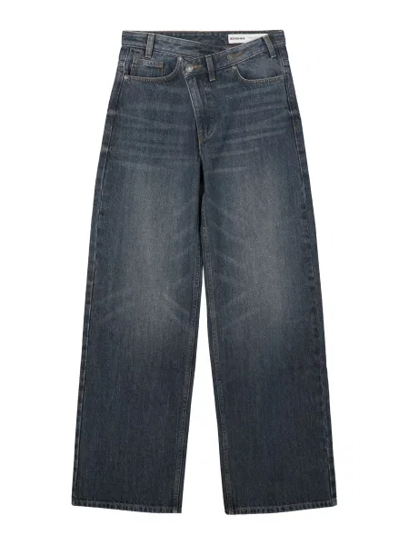 Bershka Kavbojke moder denim