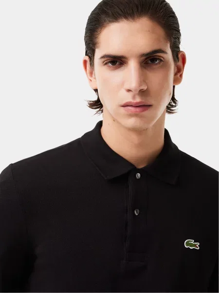 Поло Lacoste черное