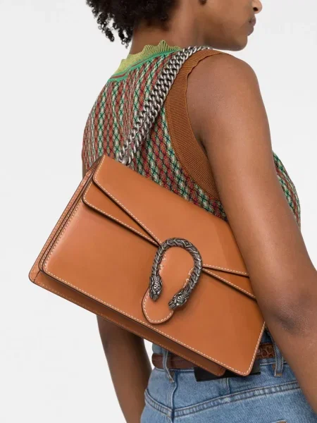 Geantă de mână Gucci maro