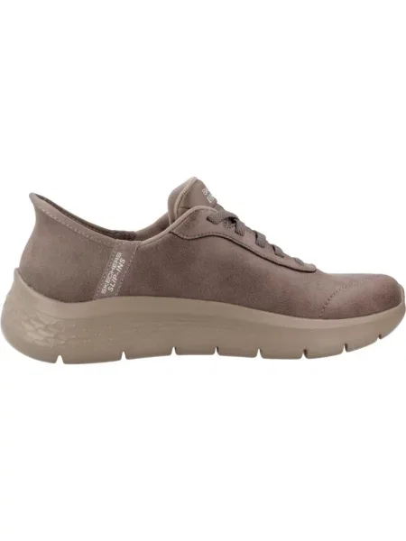 Sneakersy Skechers skórzane brązowe