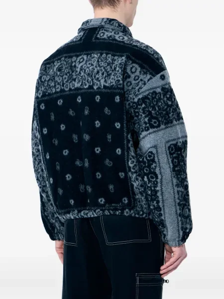 Geacă Nòmarythm Textile din fleece albastru