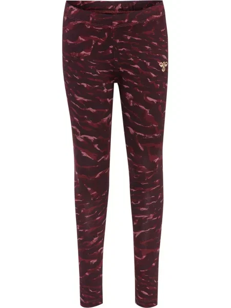 Legginsy dziewczęce Hummel Didde czerwone