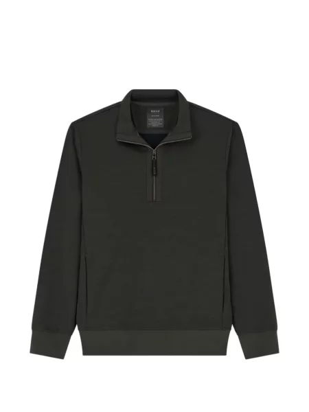 Hanorac cu fermoar Boggi Milano de lână verde