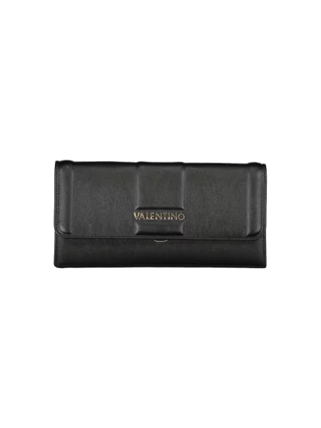 Kopertówka Valentino By Mario Valentino skórzana pikowana czarna